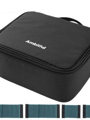 Ambitful Zoom P7 bolsa de almacenamiento de fotografía multifuncional para luces de cámara, luz LED, bolsa de almacenamiento con gatillo de Flash para Dron