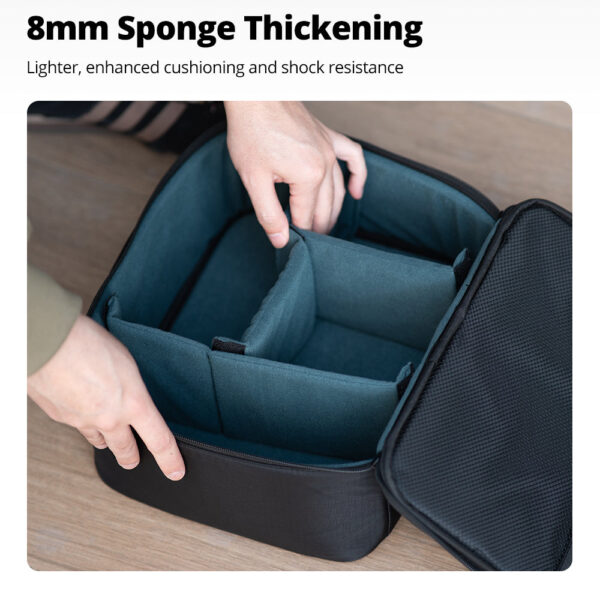 Ambitful Zoom P7 bolsa de almacenamiento de fotografía multifuncional para luces de cámara, luz LED, bolsa de almacenamiento con gatillo de Flash para Dron