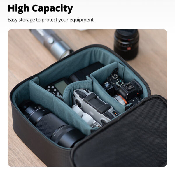 Ambitful Zoom P7 bolsa de almacenamiento de fotografía multifuncional para luces de cámara, luz LED, bolsa de almacenamiento con gatillo de Flash para Dron